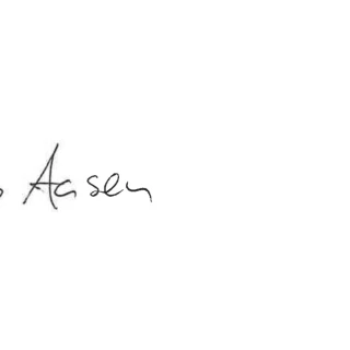 Signatur, Anders Aasen